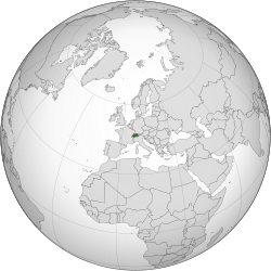 Switzerland (orthographic projection)