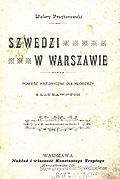 Walery Przyborowski Szwedzi w Warszawie