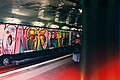 « NON STOP », whole car, DUC, TCP crew, en gare de La Défense en 1992.