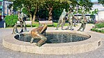 Kreislauf des Geldes 1976 Brunnen in Aachen