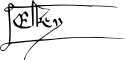 جان یکم از پرتغال's signature