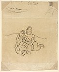 Pencil sketch, 1892, Art Institute of Chicago