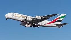 Airbus A380-800 der Emirates