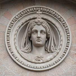 Saint Helena, Medallion at the Russian Orthodox Church of Saint Elizabeth in Wiesbaden