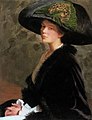 Q431705 zelfportret door Lilla Cabot Perry geboren op 13 januari 1848 overleden op 28 februari 1933