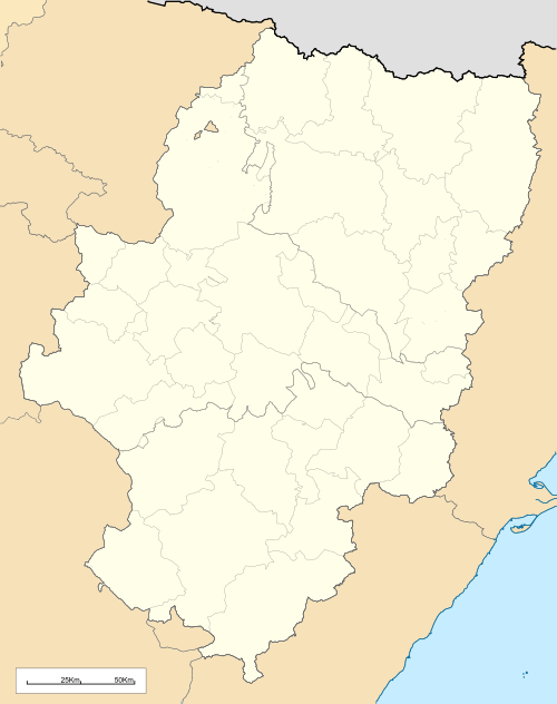 2024–25 Tercera Federación is located in Aragon