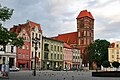 New Town market square with St. Jacob's church