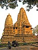 The Lakshmana Temple, Khajuraho, in the northern style of Hindu temple architecture, 10th century.