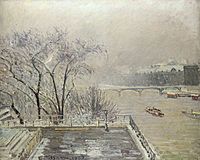 The Louvre Under Snow , 1902