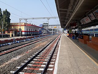 Bolpur Shantiniketan railway station, West Bengal