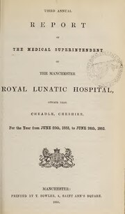 Thumbnail for File:Third annual report of the medical superintendent of the Manchester Royal Lunatic Hospital, situate near Cheadle, Cheshire, for the year from June 25th, 1852, to June 24th, 1853 (IA b30309530).pdf