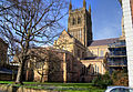 Pemandangan katedral dari College Green