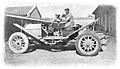 Ettore Guizzardi mit Itala 35/45 HP vor dem Start der Rallye Peking–Paris