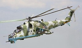 Een Mi-24W van de Poolse landmacht