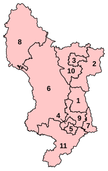 Proposed Revised constituencies in Derbyshire