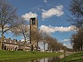 Emmeloord, Turm (de Poldertoren) in der Straße