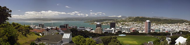 Panorama from Cable Car stop, Kelburn