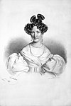 Maria Kriehuber, geb.Forstne, Lithographie, 1833