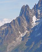 Le petit et le grand Dru versant Charpoua (Sud).