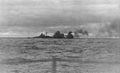 Bismarck firing on british ships