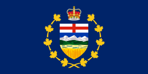 Flag of the Lieutenant-Governor of Alberta / Drapeau du lieutenant-gouverneur de l'Alberta