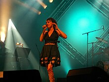 Gwennyn en première partie de Denez Prigent au Festival de Cornouaille en 2007