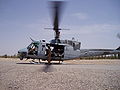 UH-1N a Camp Fallujah (Iraq), nel luglio 2004