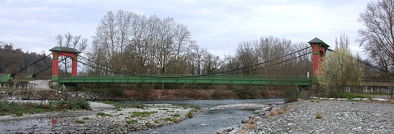 Le pont suspendu d'Assat