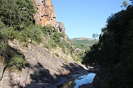 Vue des gorges de Pennafort.