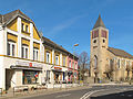 Mausbach, l'église dans la rue