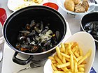 Moules-frites, plat typique de la Braderie de Lille