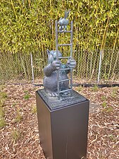 Statue du chat Roméo et Juliette.