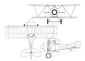 vue en plan de l’avion