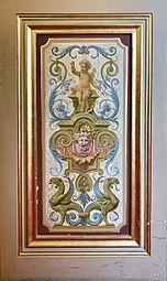 Eclectic – grotesques panel in the Napoleon III Apartments of the Louvre Palace, unknown painted and designer, c. 1860