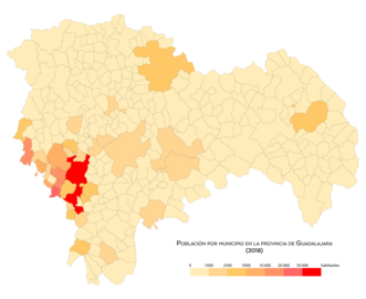 Población por municipio en 2018