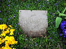 Helen Dahm (1878–1968) Malerin. Ehrengrab, Friedhof Oetwil am See, Zürich