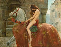 Lady Godiva, John Collier képe, kb. 1898