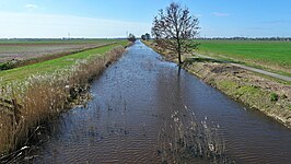 De Veenscheiding in westelijke richting naar het Nannewiid