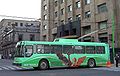 A 1997 MASA trolleybus in newer (2009) livery