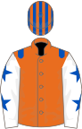 Orange, Royal Blue epaulets, White sleeves, Royal Blue stars, Orange and Royal Blue striped cap