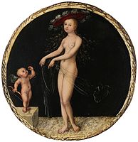 Vénus et Amour 1525-1527, New York