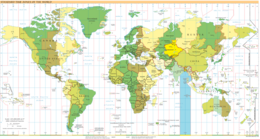 Localizzazione del fuso UTC+6