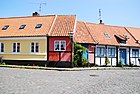 Pittoreske huisjes in Rønne