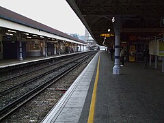 Waterloo East stn platform B look east.JPG