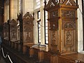 Täfelungen an der Ostwand des Friedensaals im Historischen Rathaus Münster