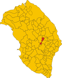 Melpignano – Mappa