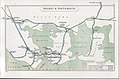 A 1910 Railway Clearing House map of lines around Hilsea railway station