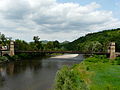 Hängebrücke über den Allier