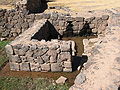 Uno de los "Baños del Inca" en Raqchi.