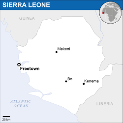 Lokasi Sierra Leone